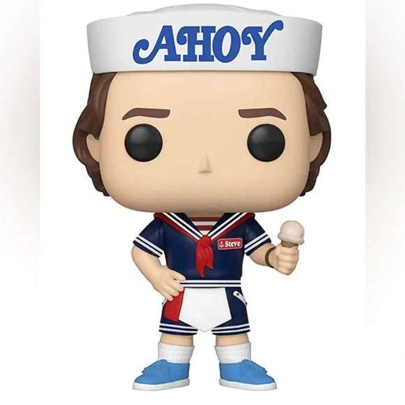 Funko POP Stranger Things Steve Harrington Scoops Ahoy Outfit #803 Figure 3.75” - Picture 2 of 5